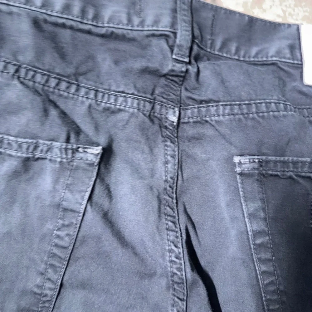 Stone Island SL Trousers Men 32x34 Black‎ Cotton Chino Straight Leg Casual Pants